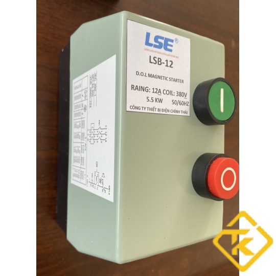 Khởi động từ hộp, hộp contactor, bộ khởi động từ LSE 6A-9A