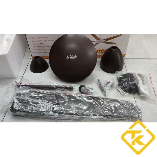 Quạt Trần Cao Cấp ASIA Màu Nâu - QT05