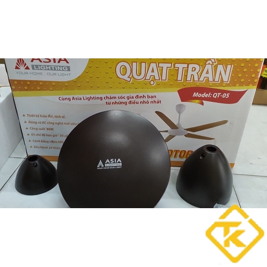 Quạt Trần Cao Cấp ASIA Màu Nâu - QT05
