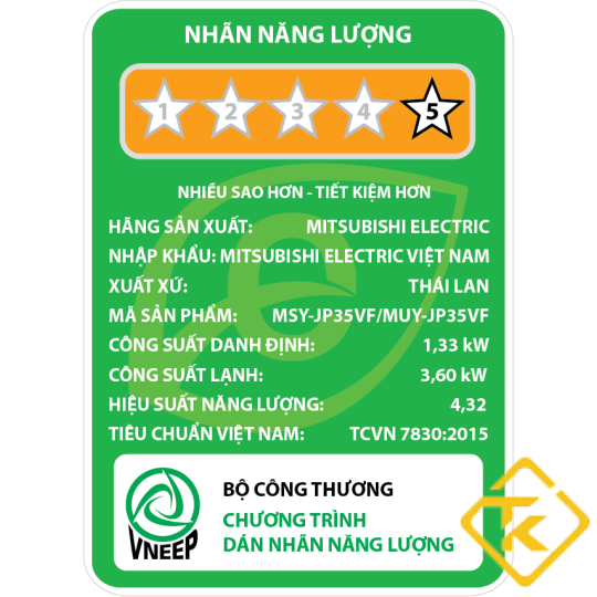 Máy Lạnh Mitsubishi Electric MSY-JP35VF (1.5Hp) Inverter