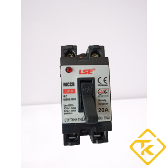CB Cóc, Cầu dao tự động LSE, Cầu dao an toàn CB LS100 đen - CB LS100