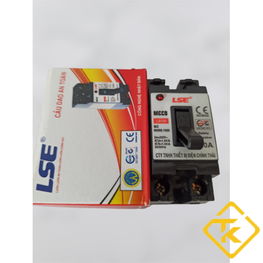 CB Cóc, Cầu dao tự động LSE, Cầu dao an toàn CB LS100 đen - CB LS100