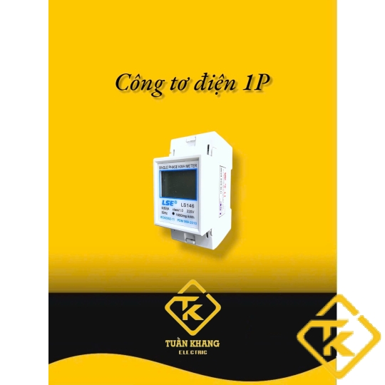 CÔNG TƠ ĐIỆN TỬ 1 PHA MINI LSE 5(60)A LS146