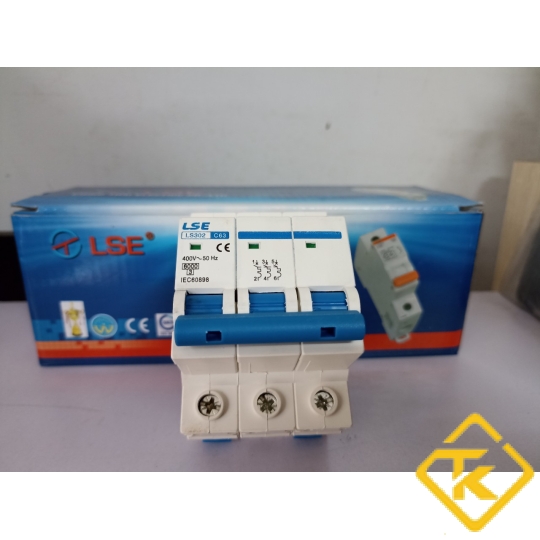 MCB 3P LS302 (6A-40A) xanh dương (CB tép LSE)