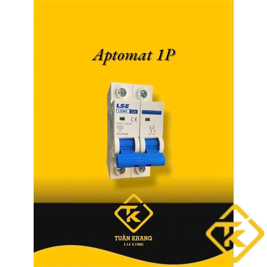 MCB 2P LS302 (6A-40A) xanh dương (CB tép LSE)