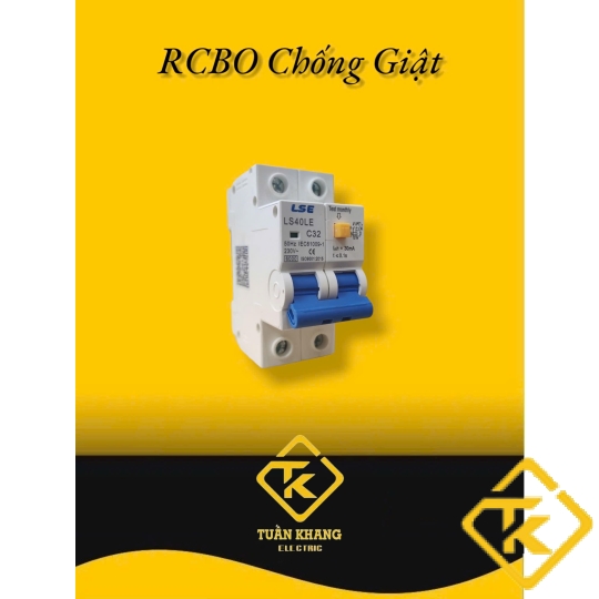 RCBO LS40LE (50A-63A) (CB tép LSE)