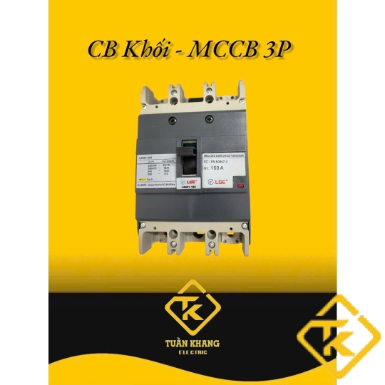 MCCB  3PHA TỪ  10A - 60A (CB khối LSE)