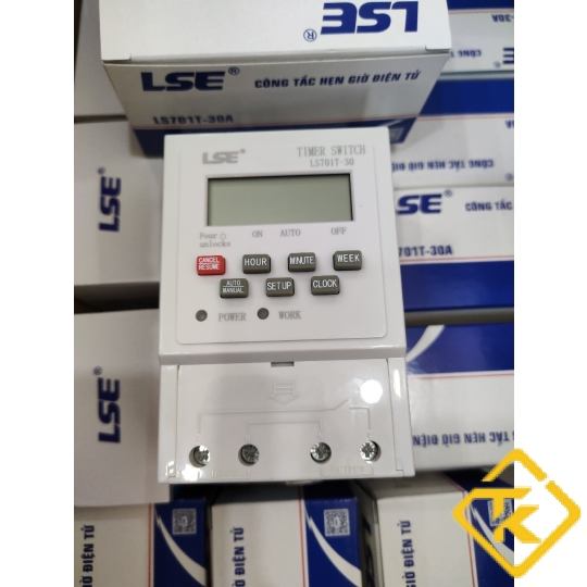 Timer hẹn giờ thông minh công suất lớn 30A LSE-Công tắc hẹn giờ