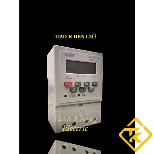 Timer hẹn giờ thông minh công suất lớn 30A LSE-Công tắc hẹn giờ
