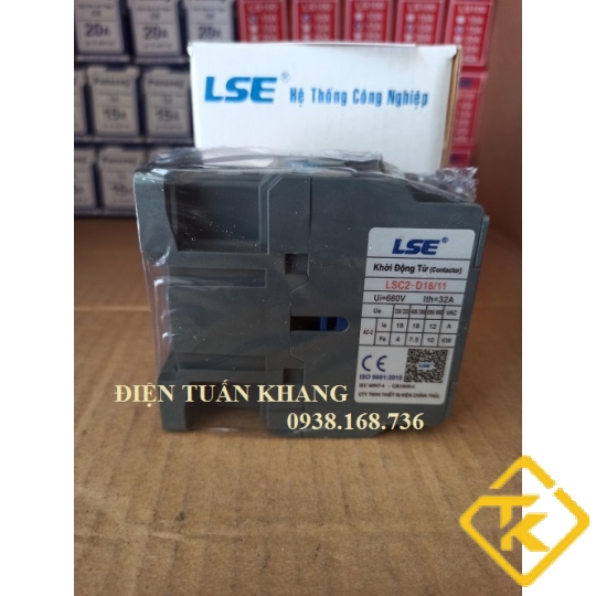 KHỞI ĐỘNG TỪ 2 PHA -3 PHA - 25A (Contactor LSE)