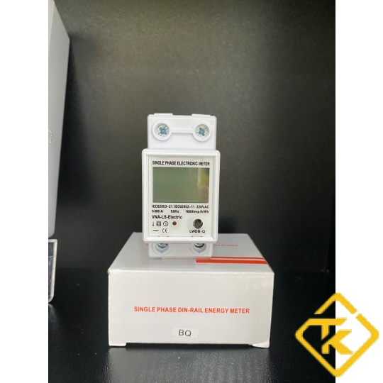 Đồng hồ điện tử 1 pha LS Mini - Hiển thị 4 thông số - Có nút Reset