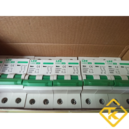 MCB DC 2 PHA 1000V, APTOMAT DC, THIẾT BỊ ĐÓNG NGẮT DC CHO ĐIỆN NLMT