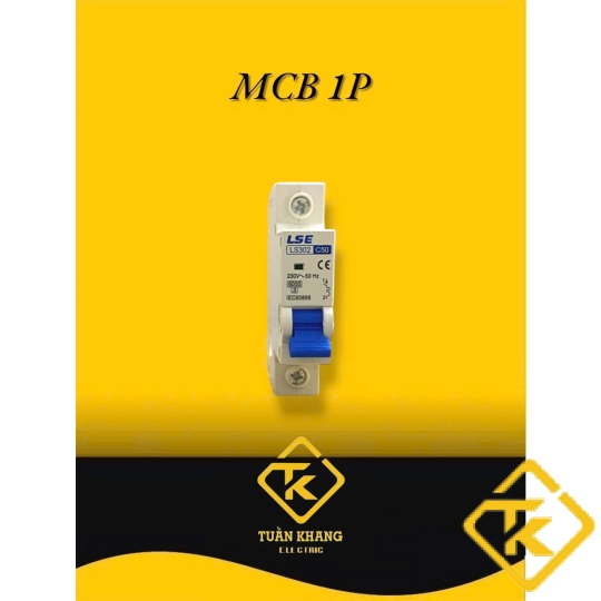 MCB 1P LS302 (50A, 63A) xanh dương (CB tép LSE)