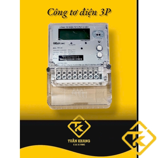 CÔNG TƠ ĐIỆN TỬ 3 PHA 4 DÂY EMIC-43 BẢO HÀNH CHÍNH HÃNG (EMIC)