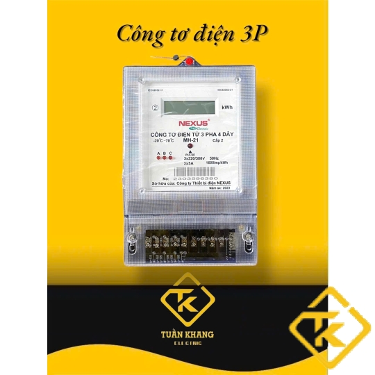 CÔNG TƠ ĐIỆN TỬ GIÁN TIẾP NEXUS 3 PHA 3x5A – MH21-GT