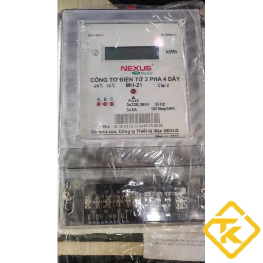 CÔNG TƠ ĐIỆN TỬ GIÁN TIẾP NEXUS 3 PHA 3x5A – MH21-GT