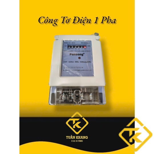 CÔNG TƠ ĐIỆN (ĐỒNG HỒ ĐIỆN TỬ 1 PHA) PANSONG - PS177 - 3(20)A (LSE)