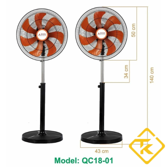 Quạt đứng cao cấp Asia Lighting QC18-01