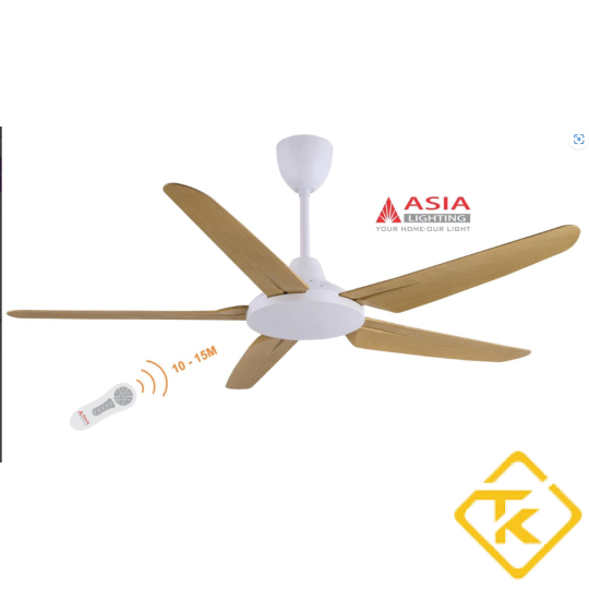 Quạt trần Asia Lighting Cao Cấp QT05 điều khiển remote