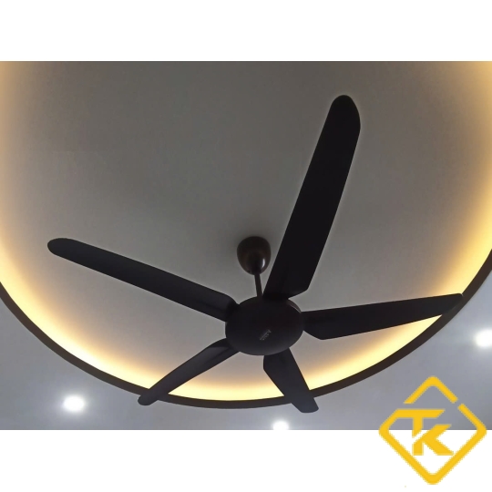 Quạt Trần Asia Lighting Cao Cấp QT05 Gỗ Phong Cách 