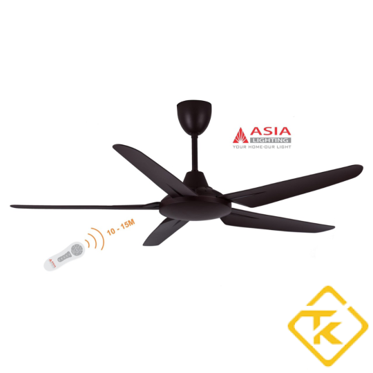 Quạt trần Asia Lighting Cao Cấp QT05 điều khiển remote