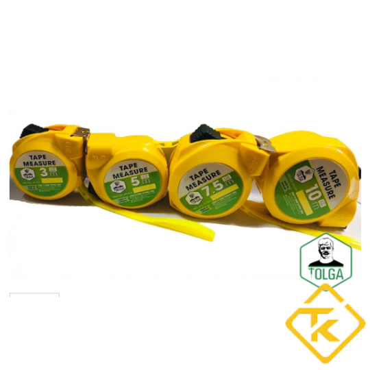THƯỚC ĐO CUỘN, THƯỚC RÚT, THƯỚC MÉT 3M,5M, 7.5M,10M TOLGA