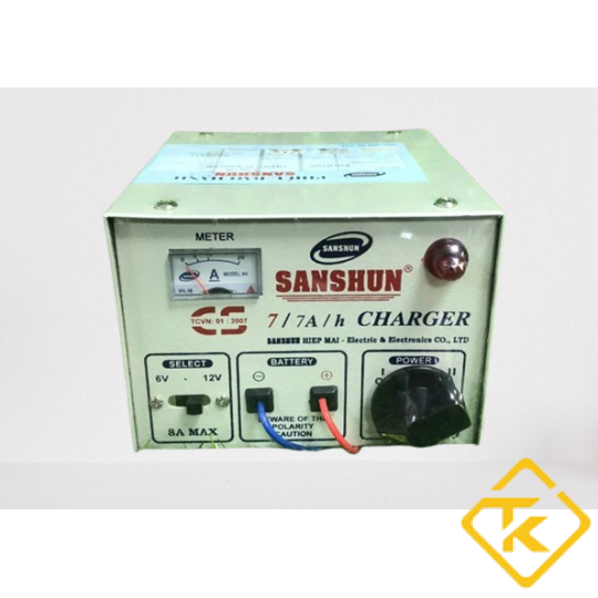 MÁY SẠC BÌNH ẮC QUY SANSHUN 