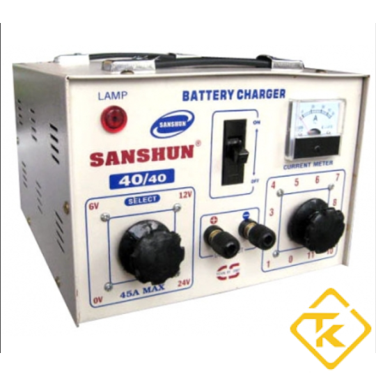 MÁY SẠC BÌNH ẮC QUY SANSHUN 