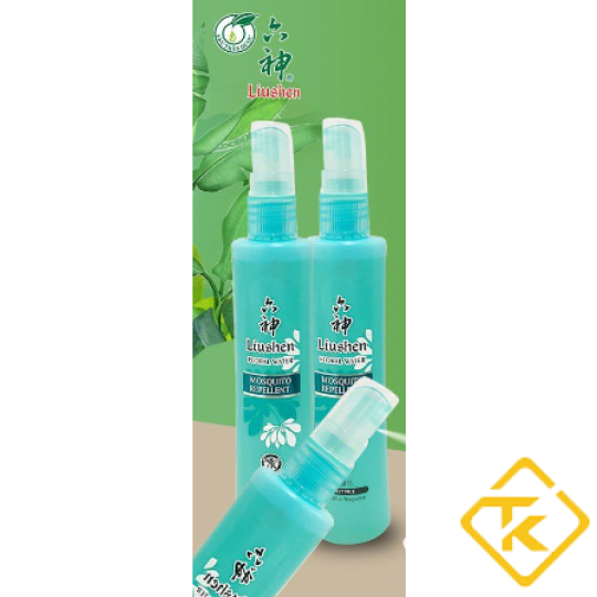 Combo chai xịt chống muỗi và xịt chống ngứa Liushen dung tích 80ml