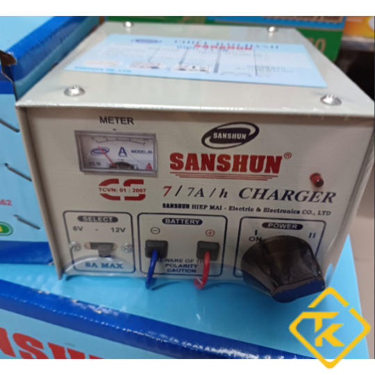 MÁY SẠC BÌNH ẮC QUY SANSHUN 