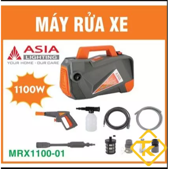 Máy Rửa Xe Asia Lighting MRX1100-01 1100W Chính Hãng Áp Lực 50 Bar
