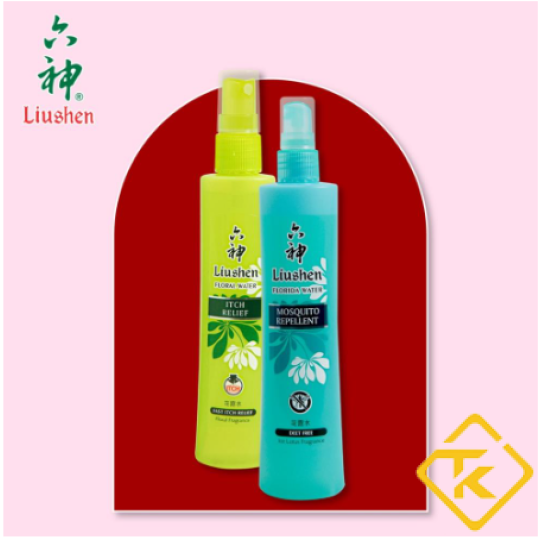 Combo chai xịt chống muỗi và xịt chống ngứa Liushen dung tích 80ml