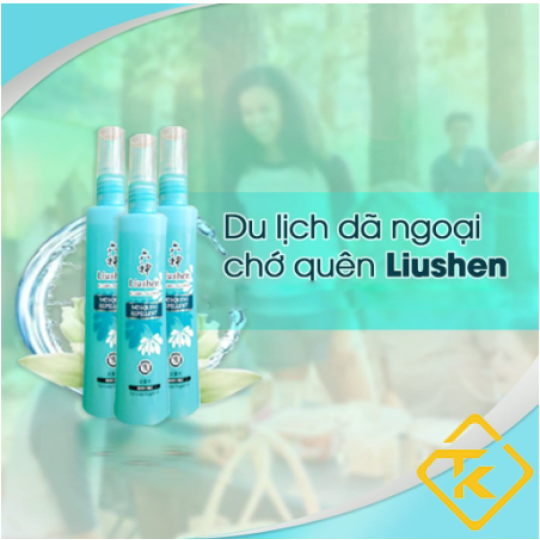 Combo chai xịt chống muỗi và xịt chống ngứa Liushen dung tích 80ml
