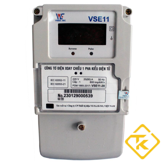 CÔNG TƠ ĐIỆN TỬ 1 PHA VSE11-20
