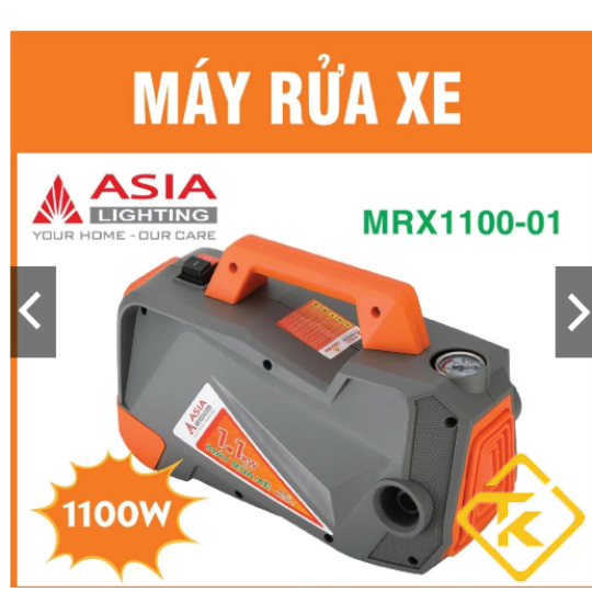 Máy Rửa Xe Asia Lighting MRX1100-01 1100W Chính Hãng Áp Lực 50 Bar