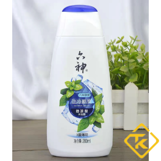 SỮA TẮM LIUSHEN TINH CHẤT LÔ HỘI VÀ TINH CHẤT BẠC HÀ DUNG TÍCH 200ml
