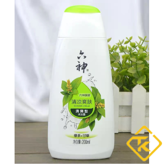 SỮA TẮM LIUSHEN TINH CHẤT LÔ HỘI VÀ TINH CHẤT BẠC HÀ DUNG TÍCH 200ml