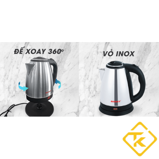 Ấm siêu tốc 1.8L Sanaky SNK-18NS 1500W