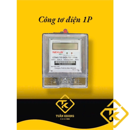 Công tơ điện tử 1 pha Nexus 5(60)A- TH-92