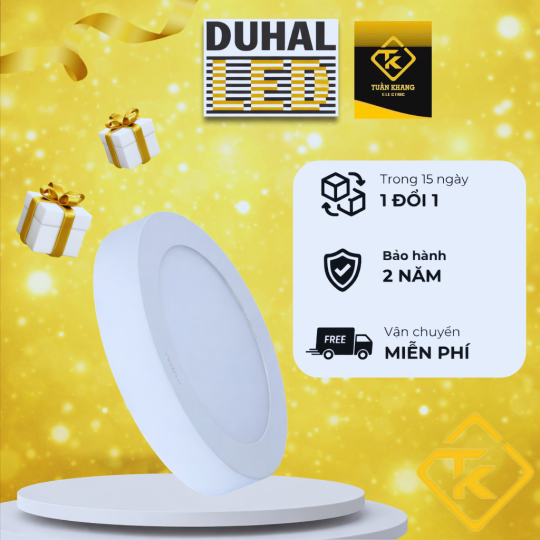Đèn LED Ốp Trần Duhal KDGC 12W / 18W / 24W – Trắng / Vàng / Trung Tính