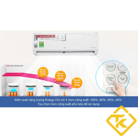 Máy Lạnh LG Inverter 1 HP V10ENH1
