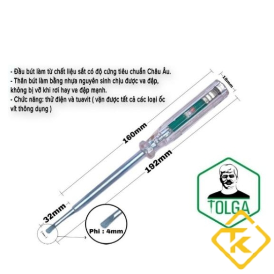 Bút thử điện thông minh đa năng TOLGA