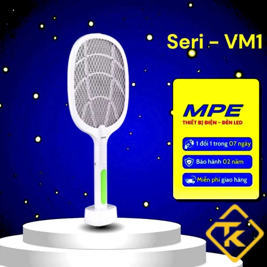 Vợt bắt muỗi thông minh 2 trong 1 chính hãng MPE thu hút muỗi tự động VM1