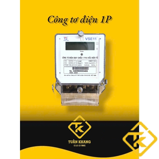 CÔNG TƠ ĐIỆN TỬ 1 PHA VSE11-S