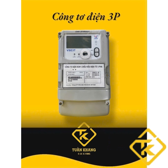 CÔNG TƠ ĐIỆN TỬ 3 PHA VSE3T-10