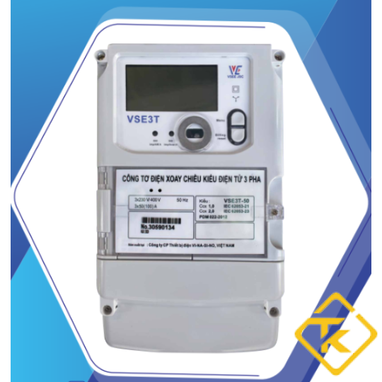 CÔNG TƠ ĐIỆN TỬ 3 PHA VSE3T-50 VINASINO