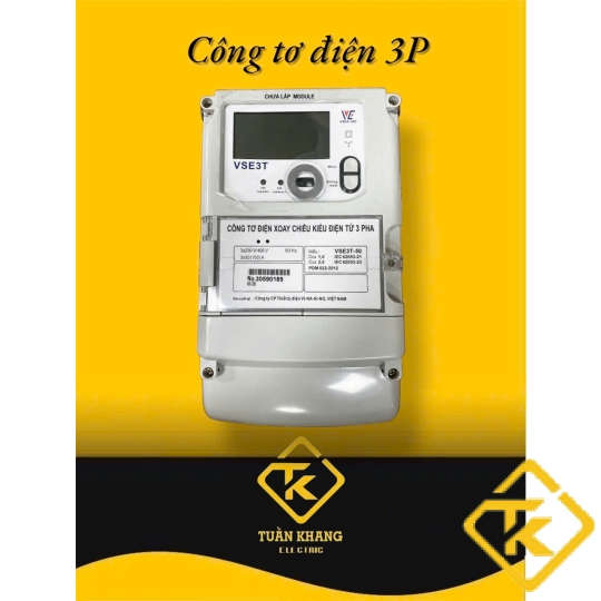 CÔNG TƠ ĐIỆN TỬ 3 PHA VSE3T-50 VINASINO