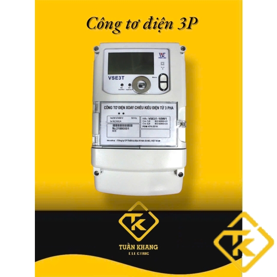 CÔNG TƠ ĐIỆN TỬ 3 PHA VSE3T-10W1