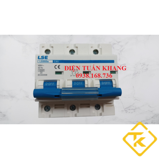 CB TÉP 3 PHA LSE LS302-80A/100A (APTOMAT)