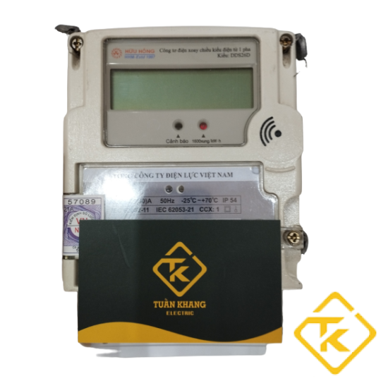 CÔNG TƠ ĐIỆN TỬ 1 PHA HỮU HỒNG TRỰC TIẾP DDS26D- 5(80)A